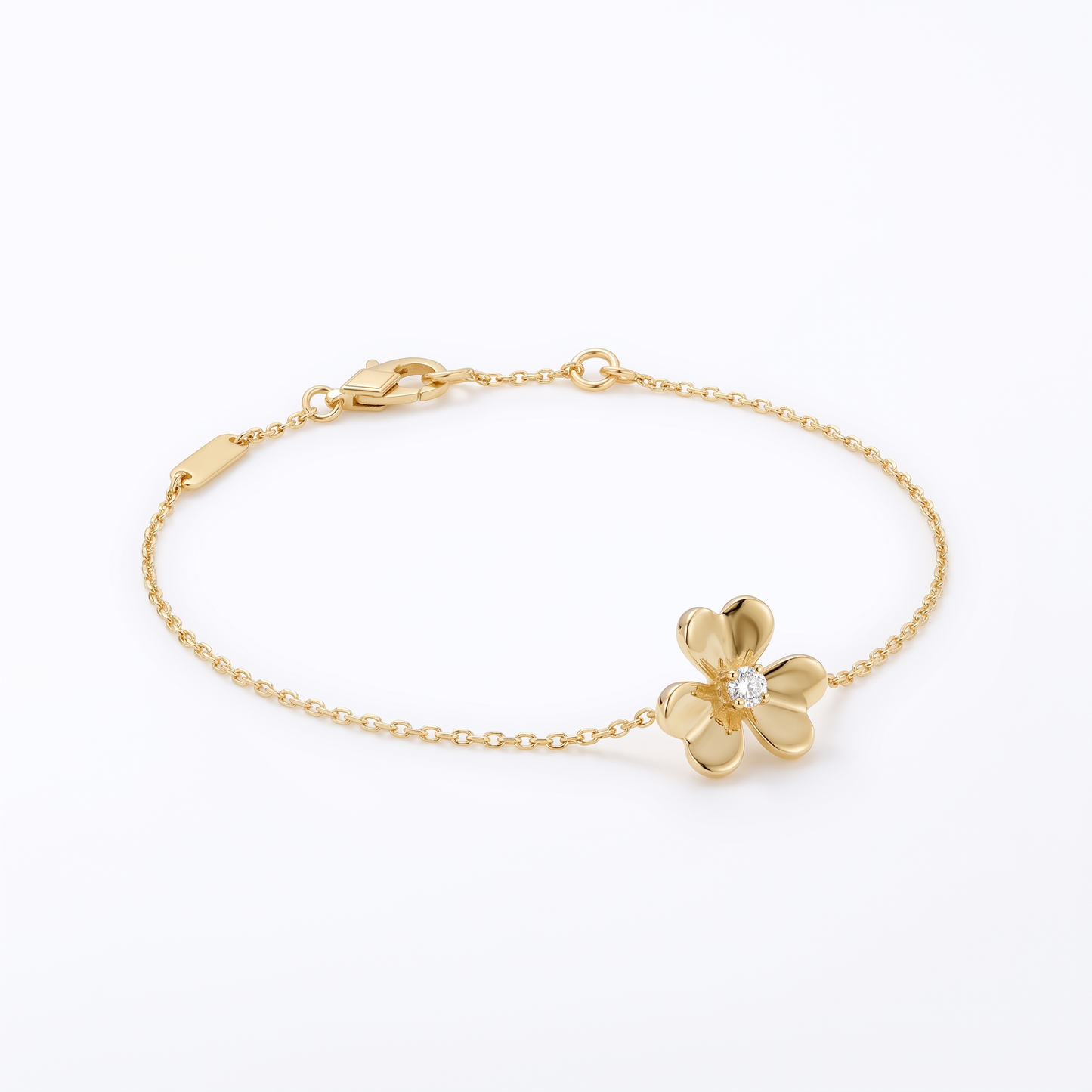 Mini Frivole Clover 1 Diamond Bracelet