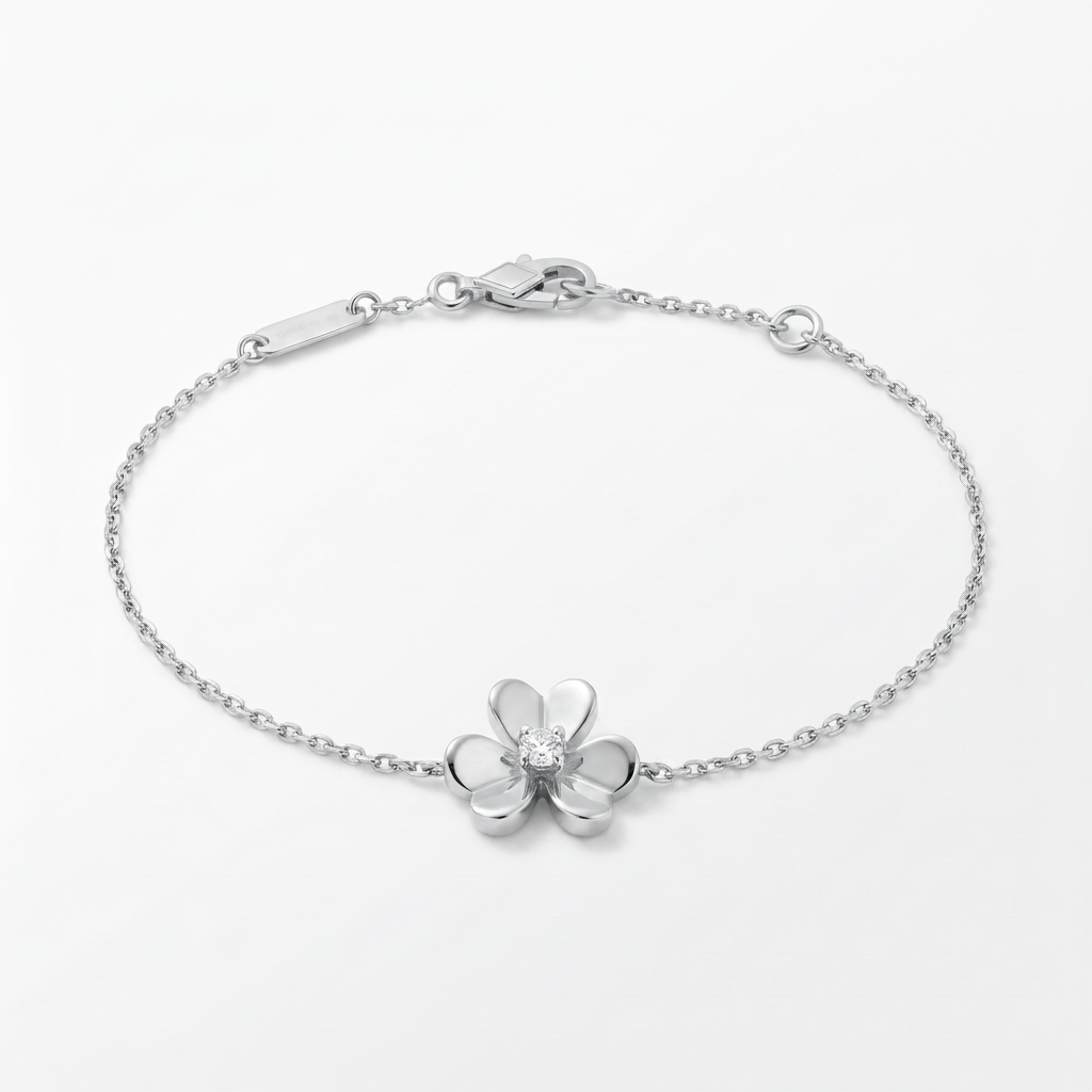 Mini Frivole Clover 1 Diamond Bracelet
