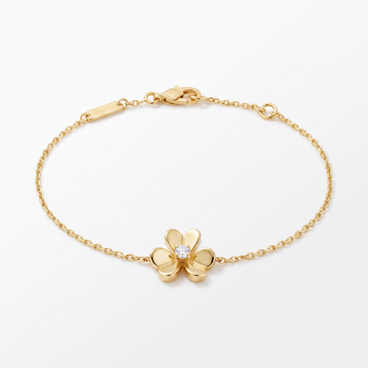 Mini Frivole Clover 1 Diamond Bracelet