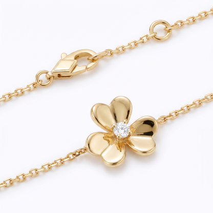 Mini Frivole Clover 1 Diamond Bracelet