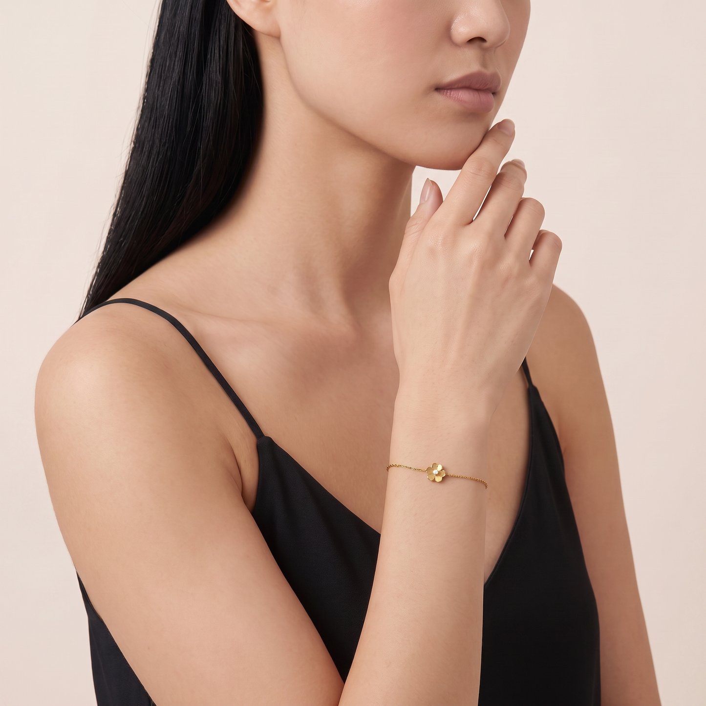 Mini Frivole Clover 1 Diamond Bracelet