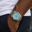 Oyster Perpetual Clean Mint Dial And Smooth Bezel Men’s Watch | RL 41 124300