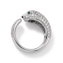 Panthère De In White Full Diamond Ring