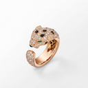 Panthère Pavé Head Open Ring