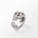 Panthère Pavé Head Open Ring