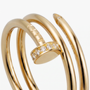 Pavé Juste Un Clou Style Double Wrap Ring