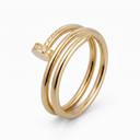 Pavé Juste Un Clou Style Double Wrap Ring