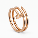 Pavé Juste Un Clou Style Double Wrap Ring