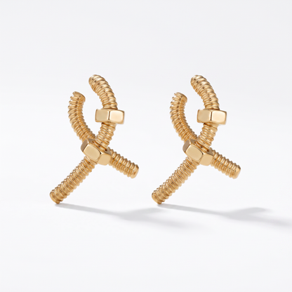Screws Écrou De Earrings
