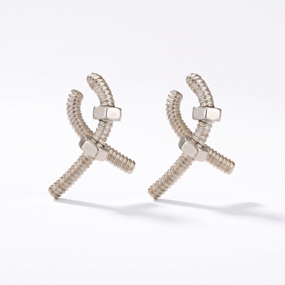 Screws Écrou De Earrings