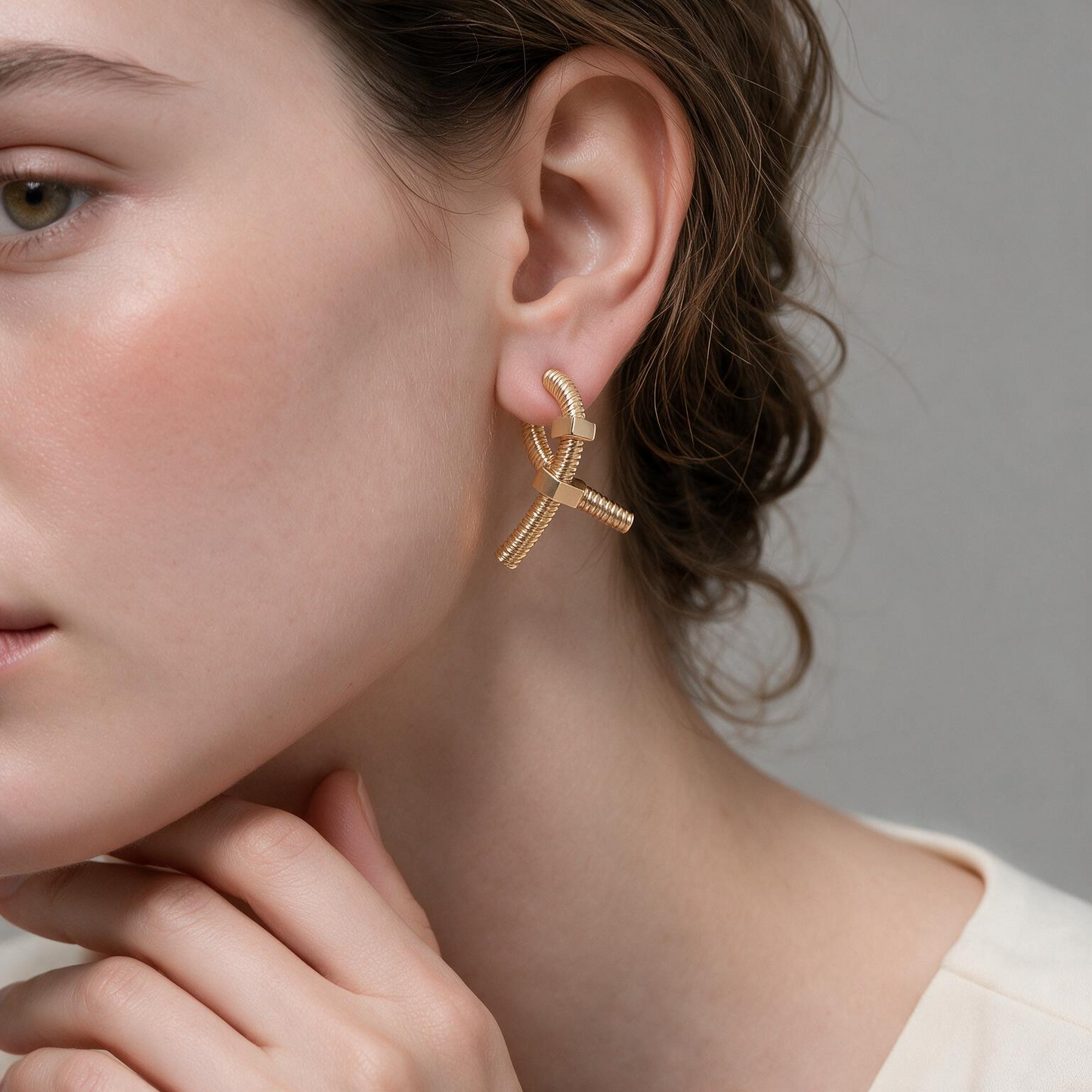 Screws Écrou De Earrings