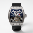 Silver Tourbillon Open Men's Watch | RM 014