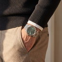 Sky-Dweller Green Dial Time Travel Layout Men's Watch | RL 42 336934