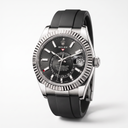 Sky-Dweller White Gold Black Dial Time And Ring-Command Control Men's Watch | RL 42 336239