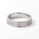 Small Love 3 Row Pavé Band Ring