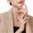 Sweet Alhambra Carnelian Heart Motif Necklace