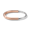 T Lock Two Tone Bangle