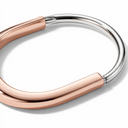 T Lock Two Tone Bangle
