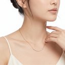 T Smile Paved Pendant Necklace