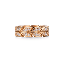 Victoria Vine Leaf Pavé Band Ring