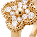 Vintage Alhambra Diamond Clover Ring