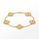 Vintage Alhambra Fluted Clover 5 Motifs Bracelet