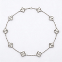 Vintage Alhambra Guilloché Clover 10 Motifs Necklace