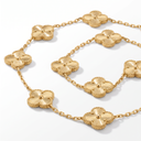 Vintage Alhambra Guilloché Clover 10 Motifs Necklace