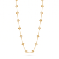 Vintage Alhambra Pavé and Guilloché Clover 20 Motifs Long Necklace