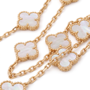 Vintage Alhambra Pearl Clover 20 Motifs Necklace