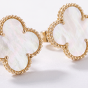 Vintage Alhambra Pearl Earrings