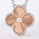 Vintage Alhambra Holiday Clover Pendant Necklace