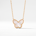 Alhambra Butterfly Charm Gold Tone Necklace