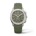 Aquanaut Chronograph Khaki Green Dial Stainless Steel Men's Watch | PP 5968G-010