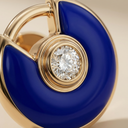 Blue Enamel Earrings