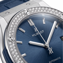 Classic Fusion Navy Blue Titanium Diamond Bezel Men's Watch | HL 542.NX.7170.LR.1104