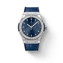Classic Fusion Navy Blue Titanium Diamond Bezel Men's Watch | HL 542.NX.7170.LR.1104