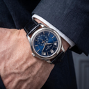 Complications Annual Calendar Blue Sunburst Dial Men’s Watch | PP 5205G-013