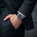 Complications Annual Calendar Blue Sunburst Dial Men’s Watch | PP 5205G-013