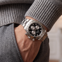 Cosmograph Daytona Bright Black Dial White Gold Automatic Men's Watch | RL 40 126509-0002