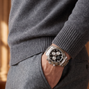 Cosmograph Daytona Bright Black Dial White Gold Automatic Men's Watch | RL 40 126509-0002