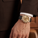 Cosmograph Daytona Golden Dial Chronograph Diamond-set Men's Watch | RL 40 126538TBR-0004