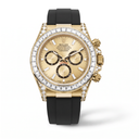 Cosmograph Daytona Golden Dial Chronograph Diamond-set Men's Watch | RL 40 126538TBR-0004