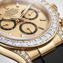Cosmograph Daytona Golden Dial Chronograph Diamond-set Men's Watch | RL 40 126538TBR-0004