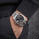 Datejust Oyster Perpetual Oystersteel Grey Dial Men's Watch | RL 41 M126334-0014