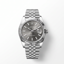 Datejust Oyster Perpetual Oystersteel Grey Dial Men's Watch | RL 41 M126334-0014