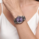 Datejust Roman Index VI Diamond Aubergine Dial Watch