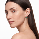 Diva's Dream Green Fan Drop Earrings