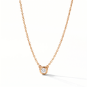 Elsa Peretti Solitaire 1 Diamond Pendant Necklace
