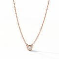 Elsa Peretti Solitaire 1 Diamond Pendant Necklace